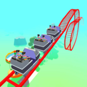 过山车乘坐3DRollercoaster Ride 3D