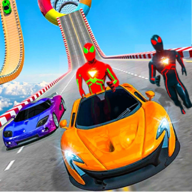 蜘蛛超级英雄汽车特技模拟Spider Superhero Car Stunt Sim