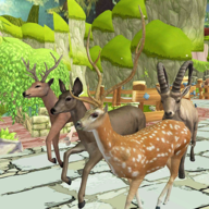 丛林鹿赛跑Deer Racing in Jungle