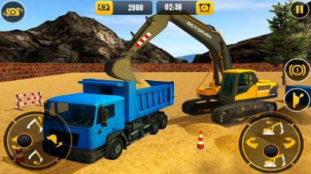 挖掘机城市建设模拟器Heavy Excavator Crane: Construction City Truck 3D1