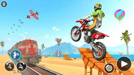 摩托特技游戏Bike Stunt Game1